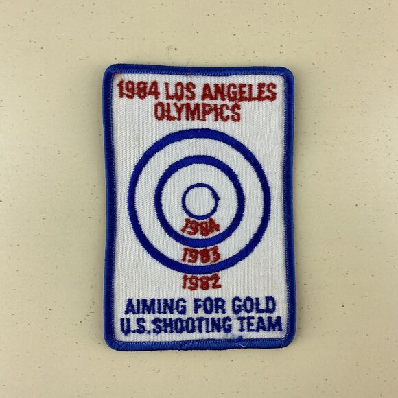USA Shooting Team VTG Olympics 1984 Los Angeles Patches Complete Sharp Shooter - Picture 6 of 10